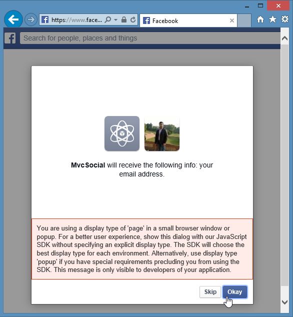 Fb App Authorization for Localhost